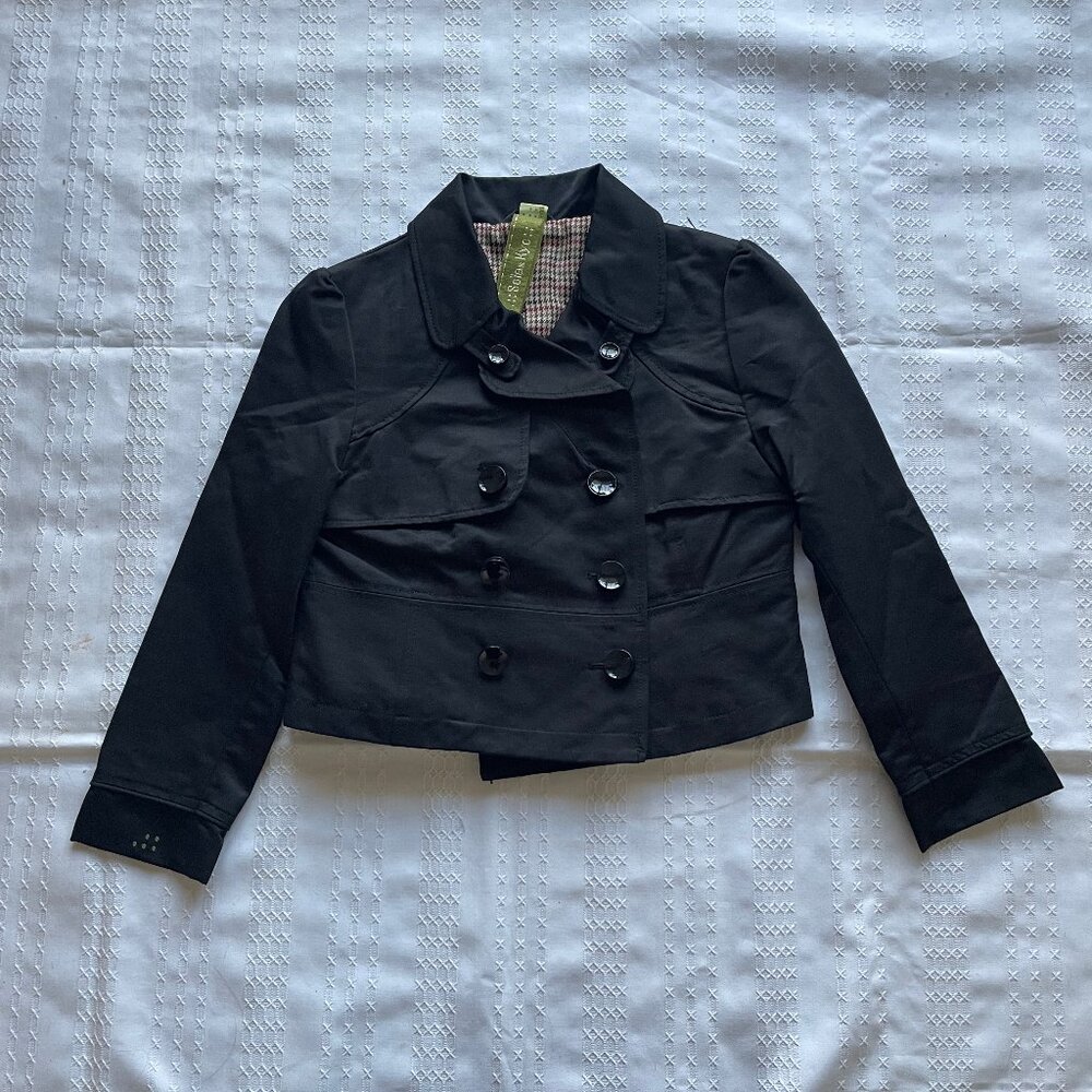 Soia & Kyo Cropped Pea Coat Blazer Y2K